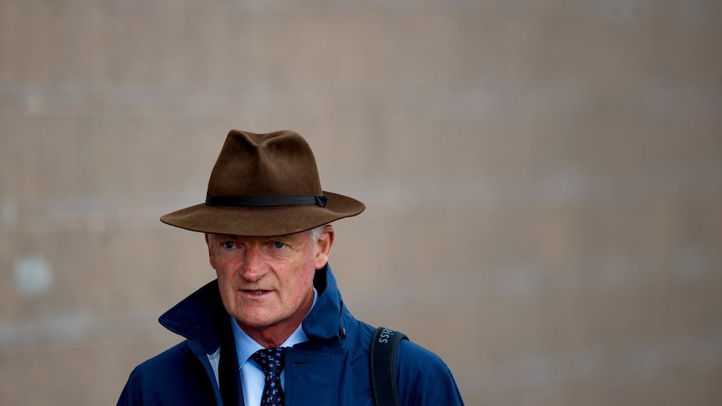 Trainer Willie Mullins. Buildmeupbuttercup is already a general 5-1 favourite to give the Irishman back-to-back wins in Saturday’s Emirates English Cesarewitch. Photograph: James Crombie/Inpho