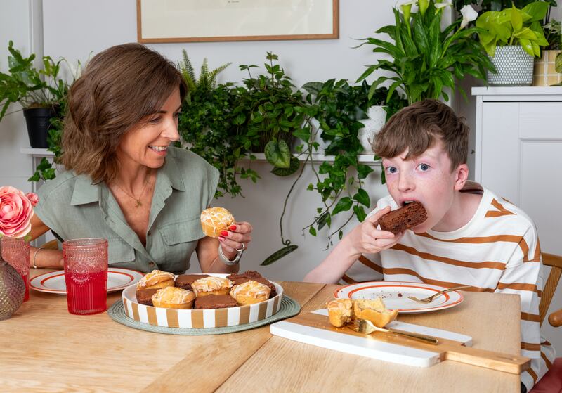 Enjoying sweet treats from Donnybrook Fair