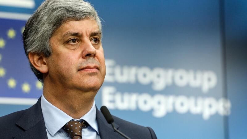 Portugal’s finance minister Mário Centeno: incoming chairman of the Eurogroup of finance ministers. Photograph: Dario Pignatelli/Bloomberg