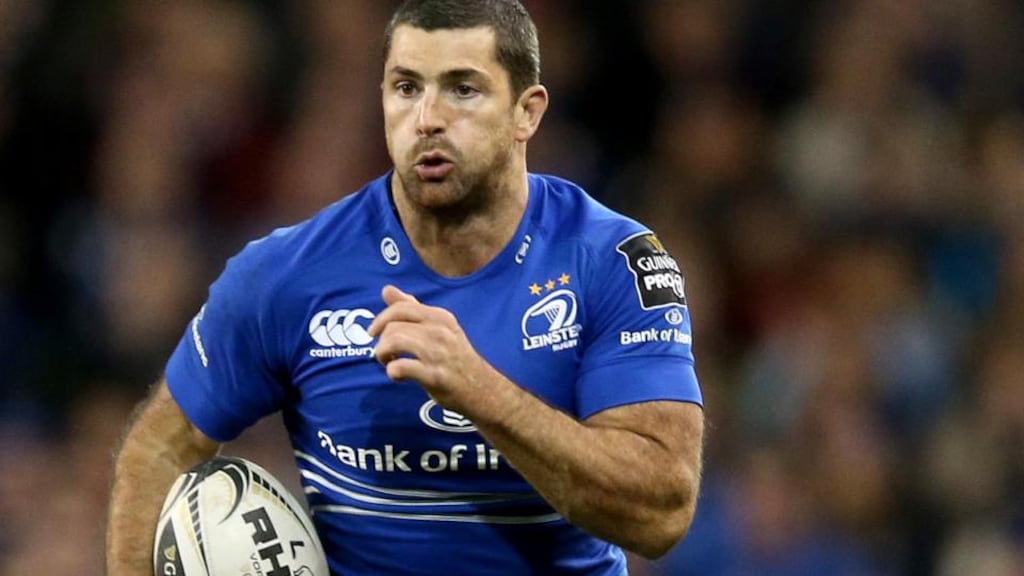 Rob Kearney is aware of the task facing Leinster. “Bath are a quality side. What they did to Toulouse was the performance of the season in the European Cup,” he says. Photograph: Dan Sheridan/Inpho