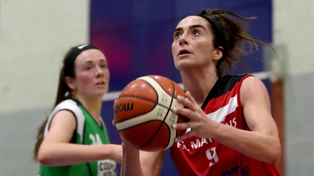 Gráinne Dwyer in action for Fr Mathews: “We have a really nice squad. Hopefully, it will be picked by the end of June, and going forward, we’ll get a gold medal in July in Small Countries.” Photograph: Oisin Keniry/Inpho