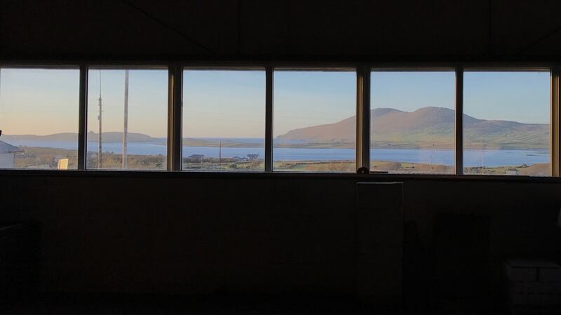 The view from the proposed visitor centre. Photograph: George Boyle
