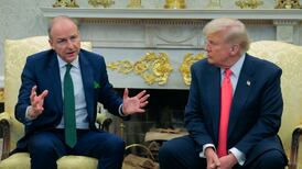 Micheál Martin survived a chaotic encounter in the White House