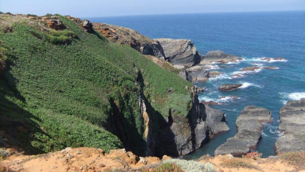 Portugal’s Alentejo region is wild and rugged, with coastal paths leading down to tiny coves