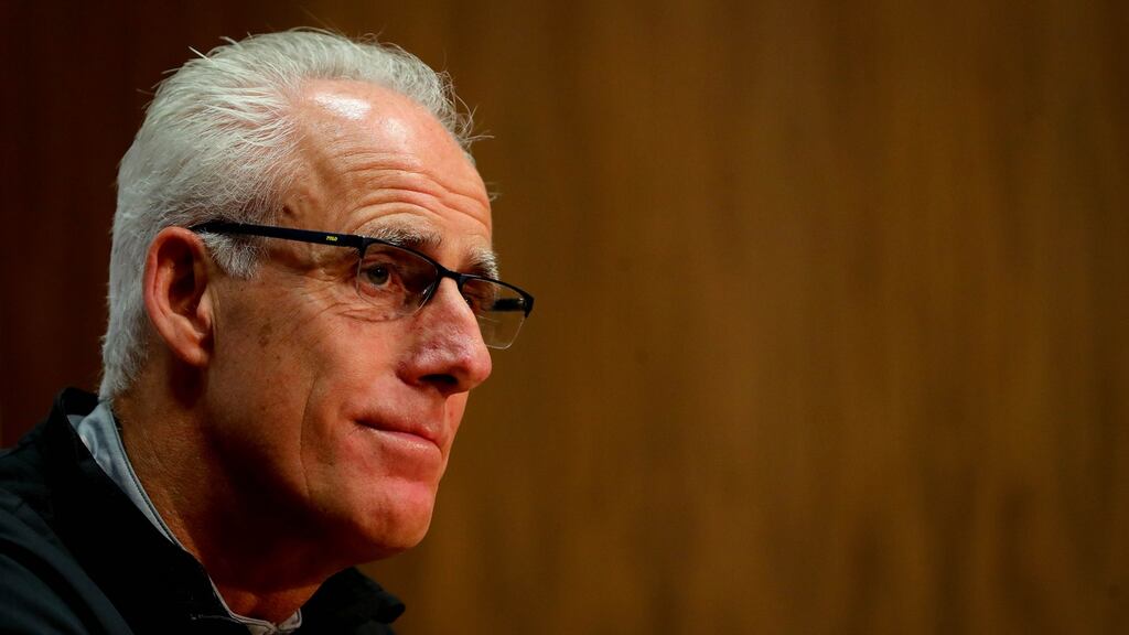 Mick McCarthy’s Ireland team are scheduled to face Slovakia on March 26th. Photograph: Ryan Byrne/Inpho