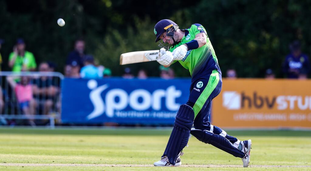 George Dockrell's newly developed power game has made him one of Ireland's most important players in both white-ball formats. Photograph: Ben Whitley/Inpho