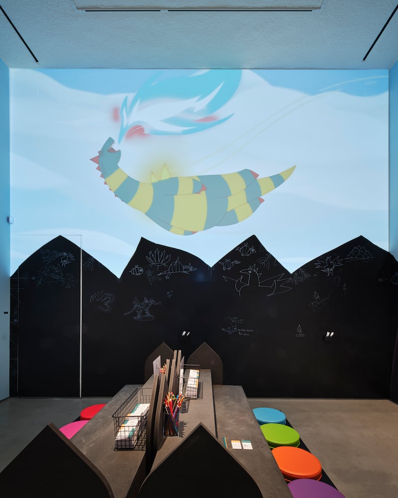 My Father's Dragon: The Exhibition Butler Gallery 2022. Photograph: Photo Ros Kavanagh/Netflix