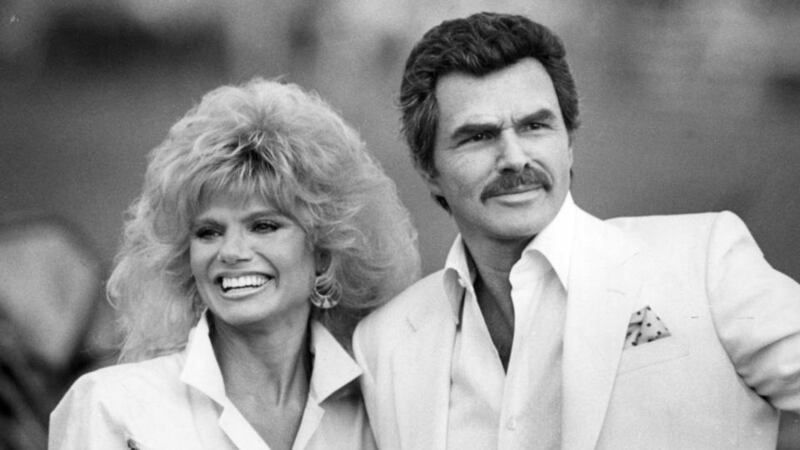 Burt Reynolds and ex-wife Loni Anderson: Reynolds made enough money to buy a Hollywood mansion, a private aircraft and a dinner theatre. Photograph: Anne Ryan/South Florida Sun-Sentinel