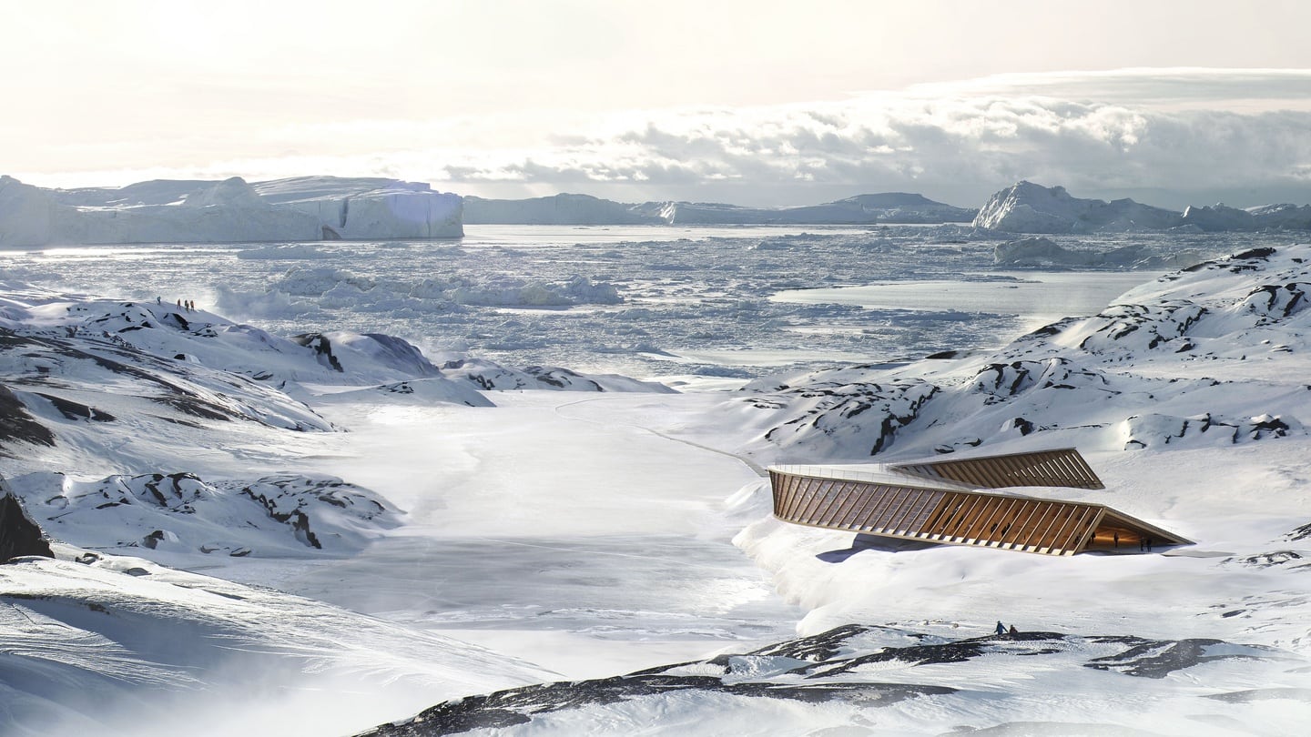 Dorte Mandrup - plans for the the Ilulissat Icefjord in Greenland,  at Blox