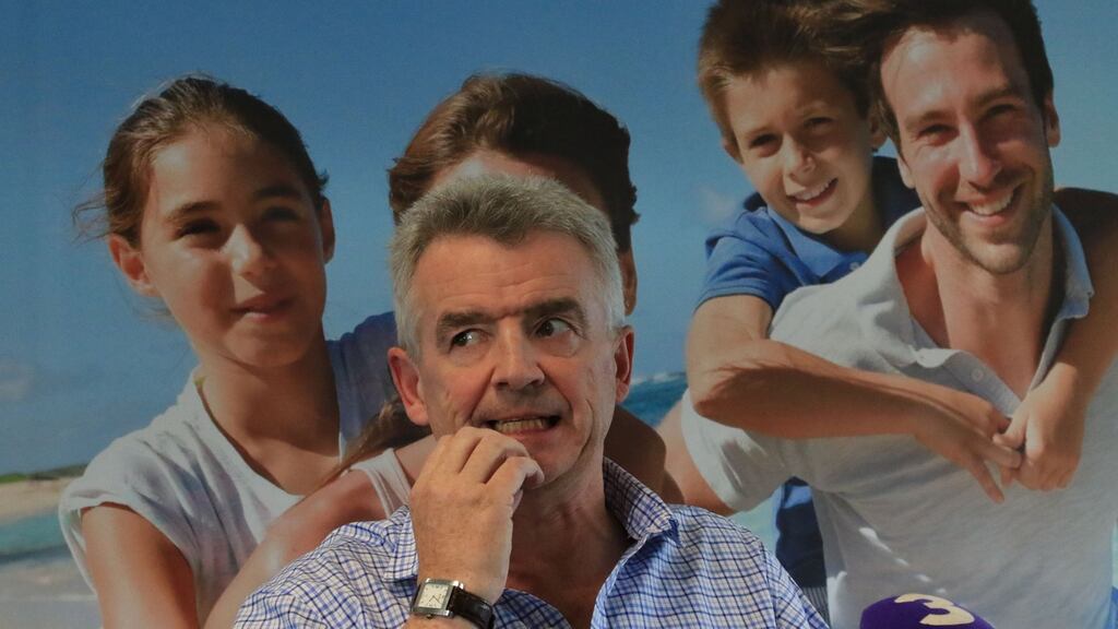 Ryanair chief executive Michael O’Leary, who is bracing himself for talks with pilots’ unions in Ireland on Tuesday. Photograph Nick Bradshaw