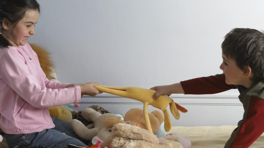 Coach your children in how to resolve their disputes themselves. Photograph: Getty Images