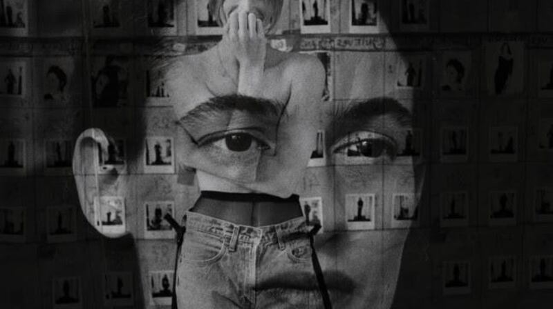 A graphic design – portraits de femme en Hermes “Marie Anne” Autumn/Winter 1999-2000 – from Margiela: The Hermes Years at MoMu, Antwerp