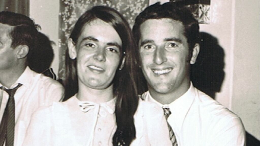 Brendan James with his wife, Moya: ‘It was that real kiss... when two people know they are meant for each other