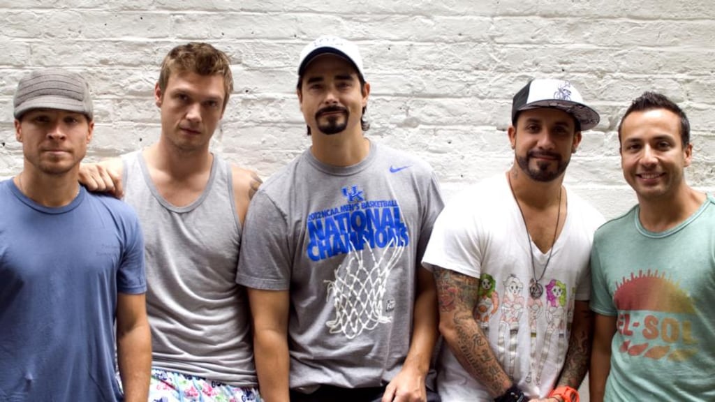 Back in action: Brian Littrell, Nick Carter, Kevin Richardson AJ McLean and Howie Dorough