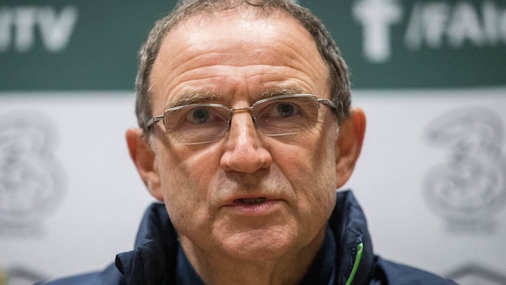Martin O’Neill: “I don’t think I would be giving away too many secrets when I say that maybe there’s a dearth of Irish international players capable of playing in that position.”