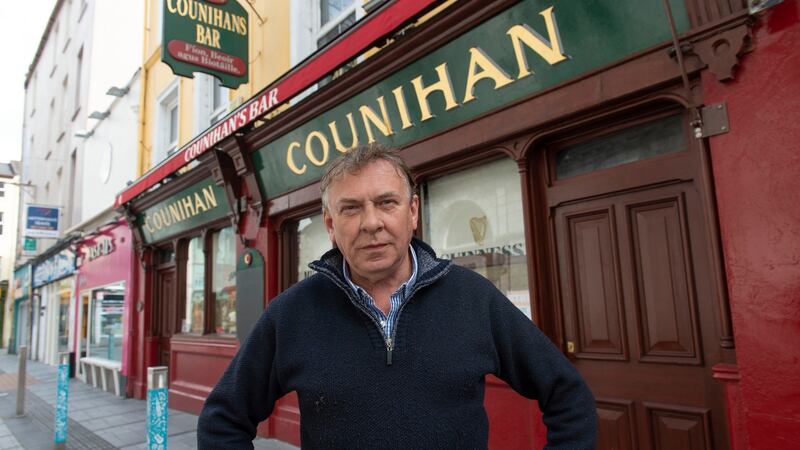 James Donnelly, proprietor of Counihan’s Bar in Pembroke Street, believes pedestrianisation will be good for the city and bring people in to the city. Photograph: Michael Mac Sweeney/ Provision