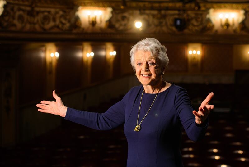 Dame Angela Lansbury onstage at the Gielgud Theatre, London, in 2014. Photograph: Dominic Lipinski