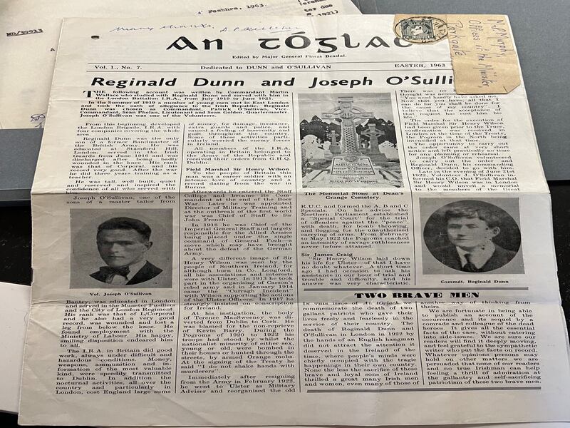 Commandant Martin Wallace gave his own account of the Wilson shooting in 1963.