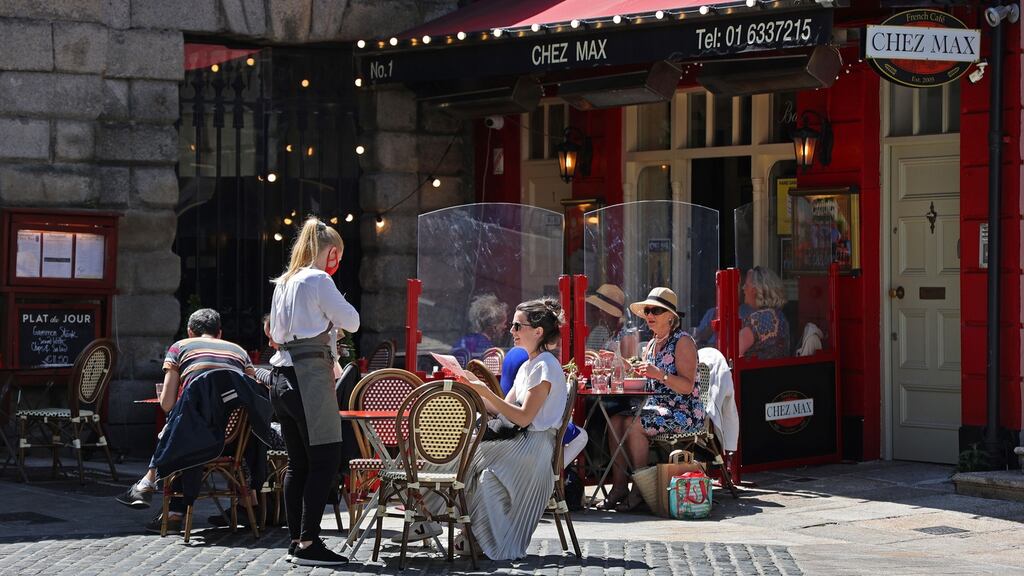 Chez Max, on Palace Street, Dublin 2, offers well-priced food and plenty to see. Photograph: Nick Bradshaw