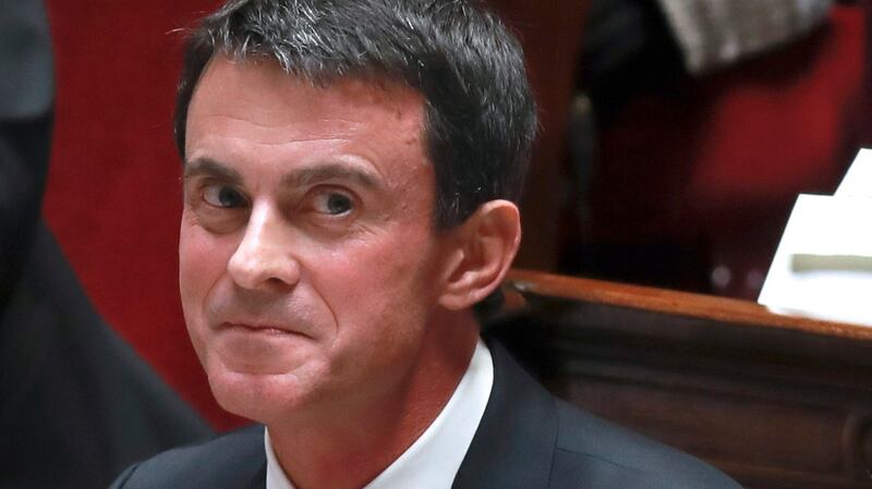 French prime minister Manuel Valls: said François Hollande’s decision not to run again for election as president “is that of a statesman”. Photograph: Jacques Demarthon/AFP/Getty Images