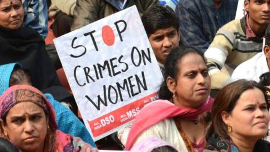 Women protest against sex attacks in India. Photograph: Getty Images