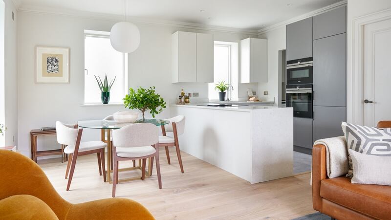 Living room of new apartment