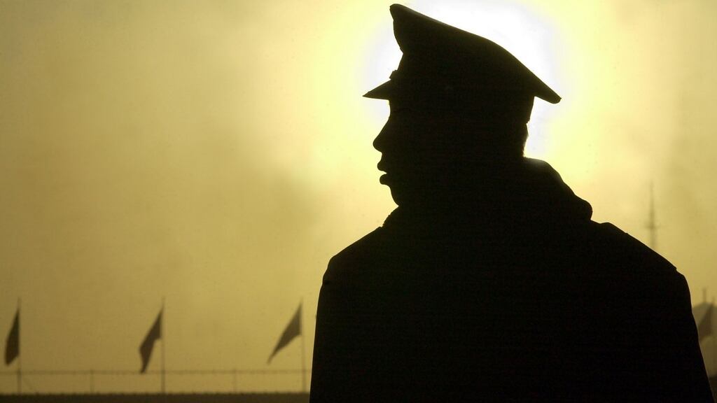 A Chinese soldier on guard in  Beijing.The CIA considers spying in China one of its top priorities. File photograph: Eugene Hoshiko/AP