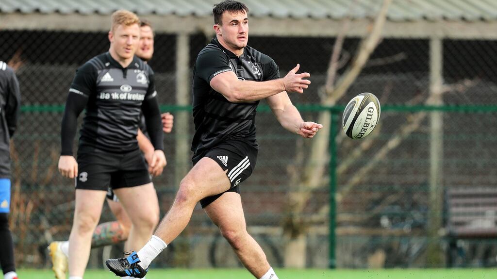 Ronan Kelleher starts for Leinster this Friday night. Photograph: Laszlo Geczo/Inpho