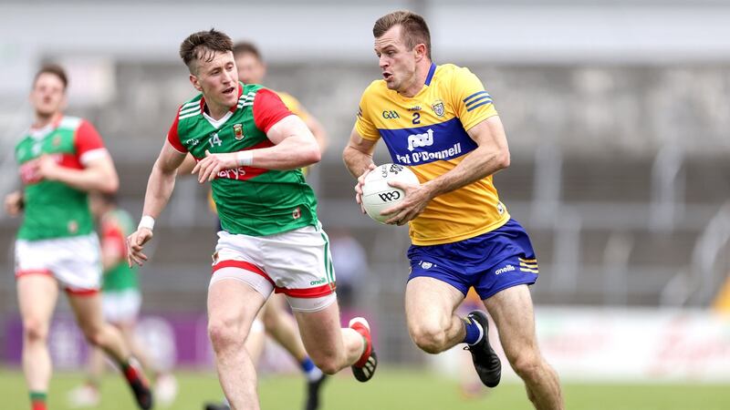 The loss of Cillian O’Connor will be a massive blow for Mayo. Photo: Laszlo Geczo/Inpho