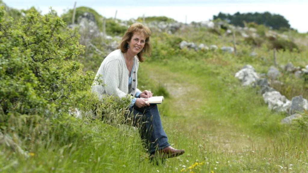 Galway poet Rita Ann Higgins at Spiddal. Photograph: Joe O’Shaughnessy