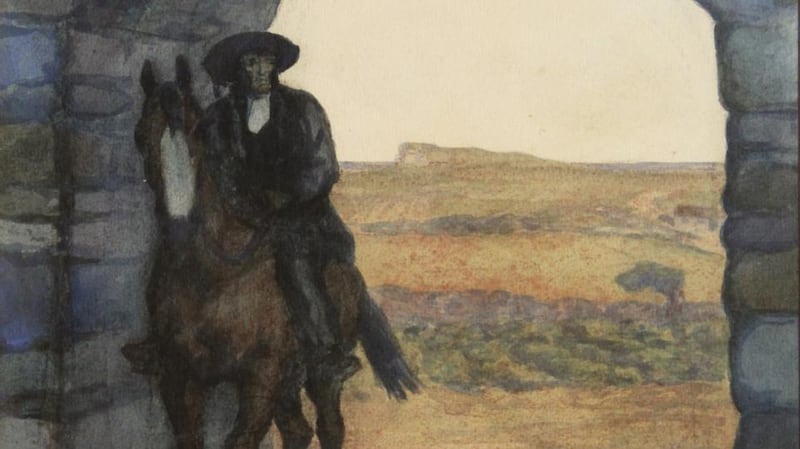 Lot 18, a watercolour by Jack B Yeats entitled ‘Downpatrick Head, Ballycastle, Co Mayo’ estimated at €15,000-€20,000