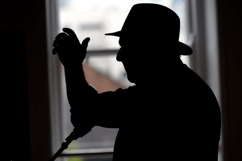 Traveller elder Paddy Quilligan, from Newcastle West, Co Limerick, at the launch of the Mincéiri Archives at the National Museum of Ireland at Collins Barracks Dublin. Photograph: Justin Farrelly