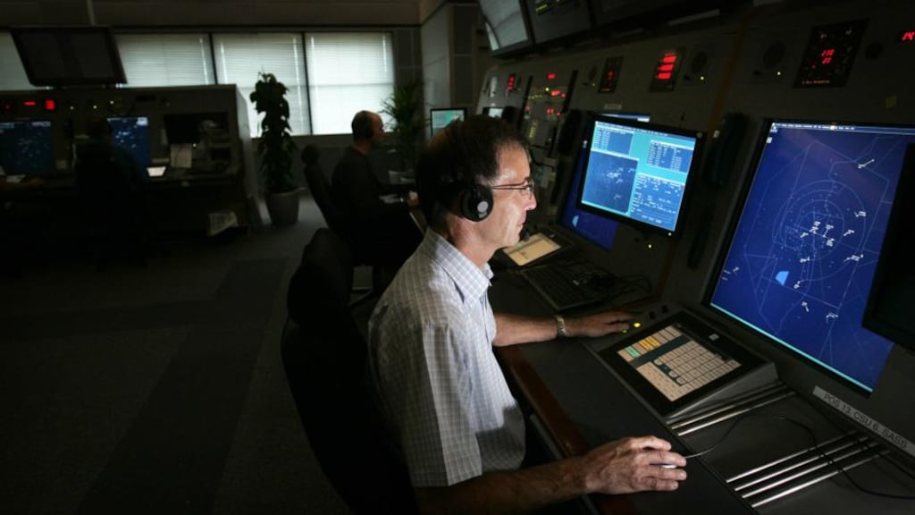 The Irish Aviation Authority said the Russian planes were monitored off the west-south/east coast from about 3.00pm to 7.00pm. Photograph: Dara Mac Dónaill