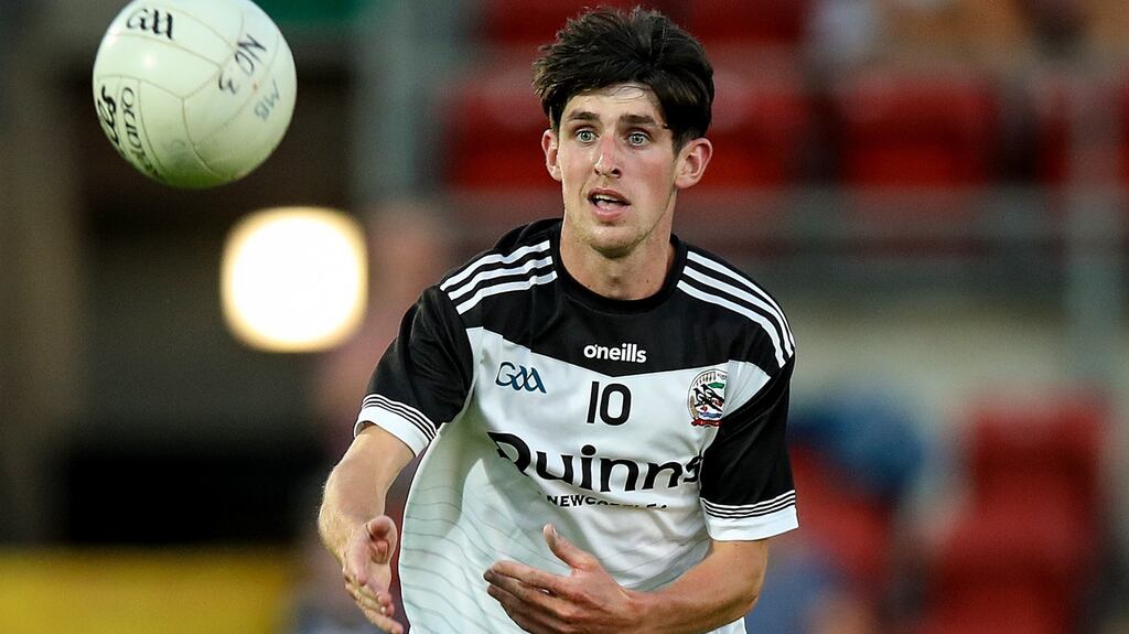 Eugene Branagan helped Kilcoo to another Down SFC title. Photograph: Timmy Dickson/Inpho