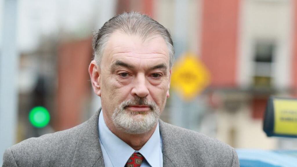 Ian Bailey arriving at the Four Courts for the continuation of his High Court action for damages. Photograph: Collins Courts