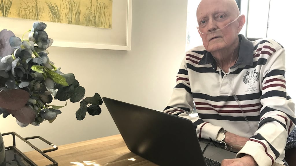 Paddy Murray: “I look at screens and look out the window. I’m looking for hope.”