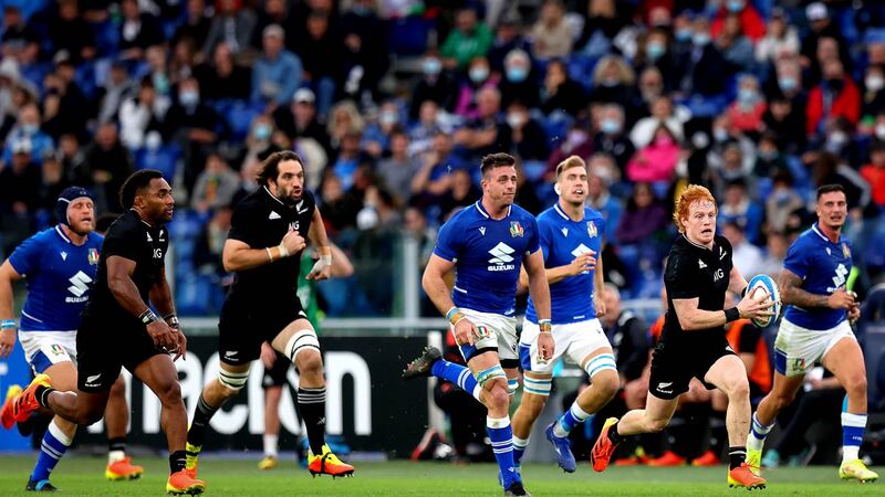 New Zealand ran riot against Italy last weekend. Photo: Ryan Byrne/Inpho