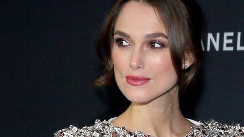 Keira Knightley: “That was one of the ones where I said: ‘OK, I’m fine doing the topless shot so long as you don’t make them any bigger or retouch’. Because it does feel important to say it really doesn’t matter what shape you are.” Photo by Mark Davis/Getty Images