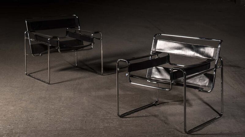Lot 44: Pair of Wassily chairs, signed with Gavina label (€600-€1,000)