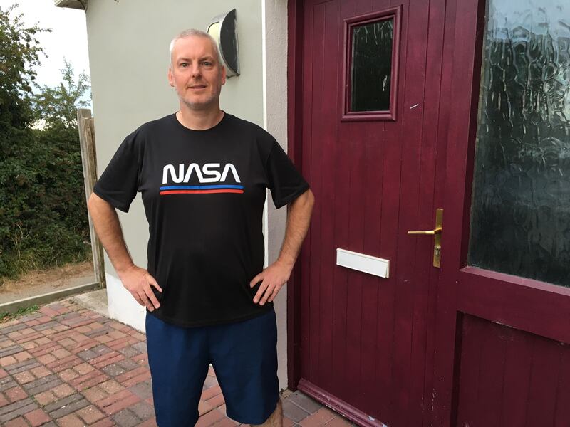 Philip Baker, a resident of Flemington Lane. Photograph: Stephen Farrell