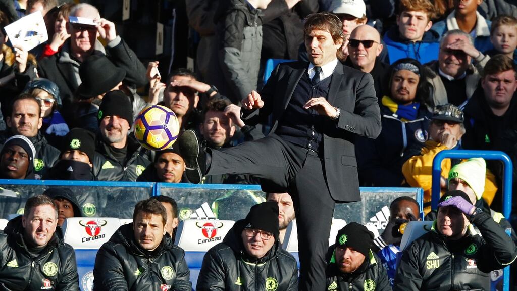 Chelsea boss Antonio Conte has praised the job injured captain John Terry has done off the pitch. Photo: Getty Images