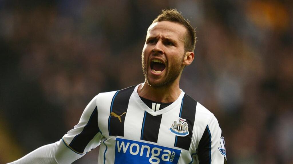 France midfielder Yohan Cabaye has completed his move from Newcastle to Paris St Germain both clubs have announced. Photograph: Owen Humphreys/PA