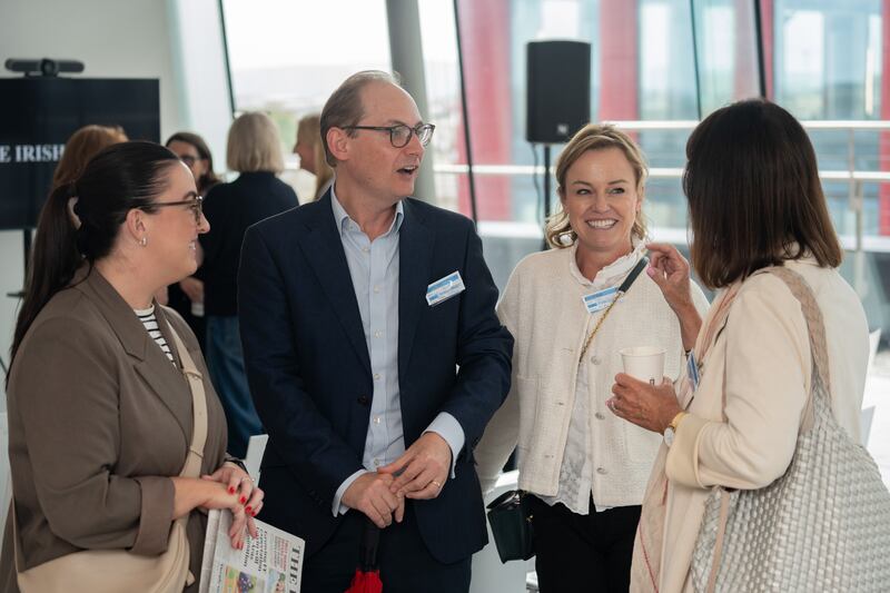 Attendees enjoy the Lunch & Learn event
