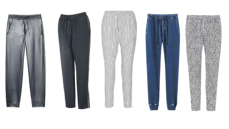 From left, The Kooples Sport, €125 at BT2; Topshop, €42; Rag & Bone, €350 at net-a-porter.com; Jigsaw, €99; Weekend Max Mara, €205 at Brown Thomas