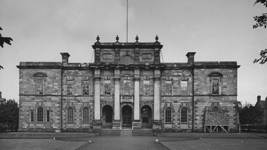 The Presbyterian Training College, behind Queen’s University Belfast. Photograph: William Vandivert/The LIFE Picture Collection/Getty Images