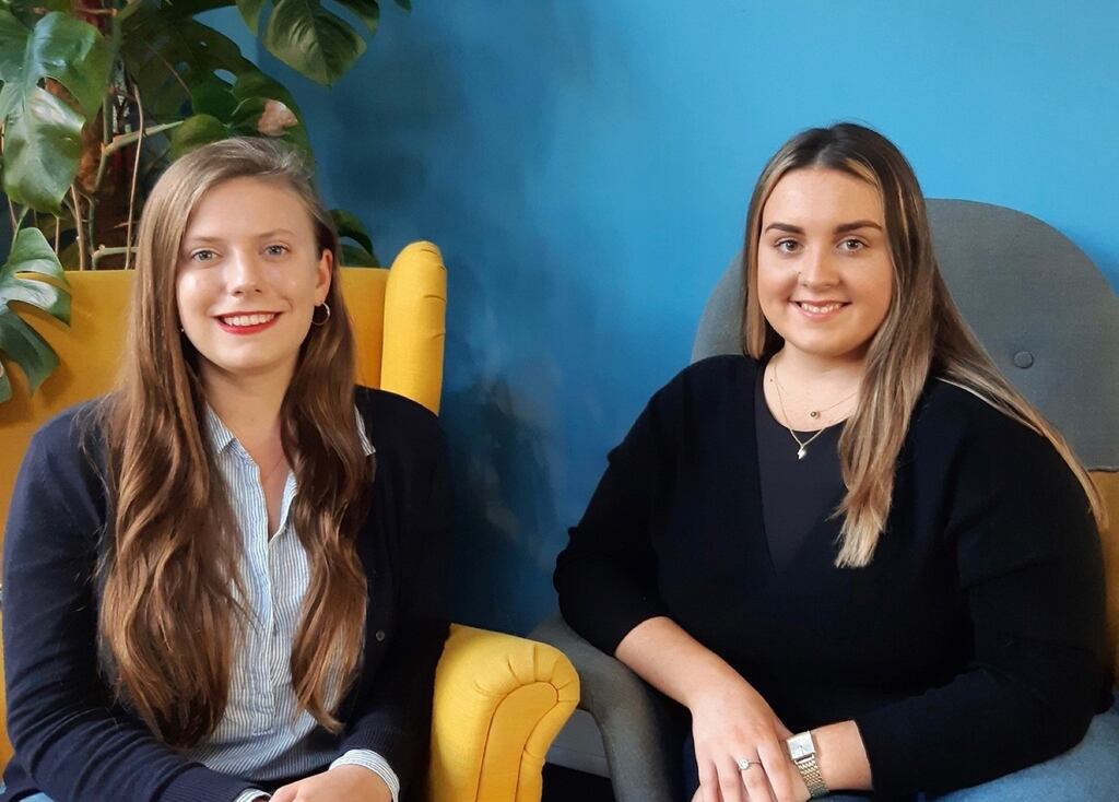 Amy Boyden (left) and Niamh Murray, co-founders ForgetMeNot