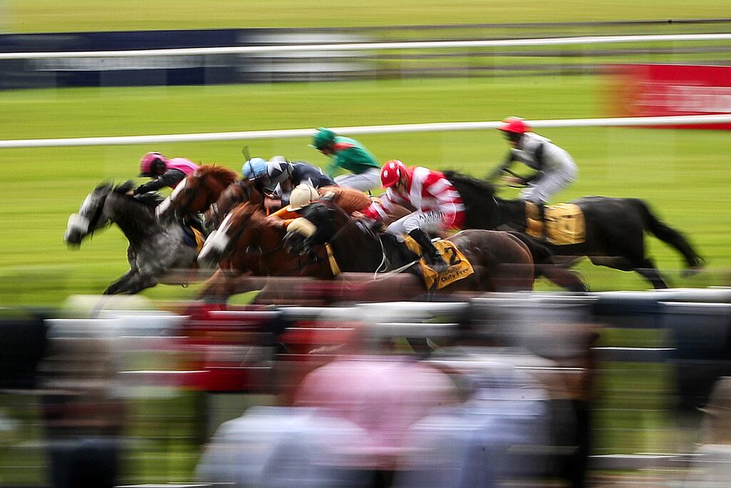 Irish racing’s HQ has a range of sponsorship deals with bookmakers although none of the track’s 11 Group One contests are backed by a gambling firm. File photograph: Inpho