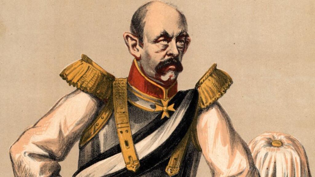 German Eurosceptics have called for more robust, nationalist foreign policy in the tradition of Otto von Bismarck. Cartoon by Tissot. Photograph: Hulton Archive/Getty Images