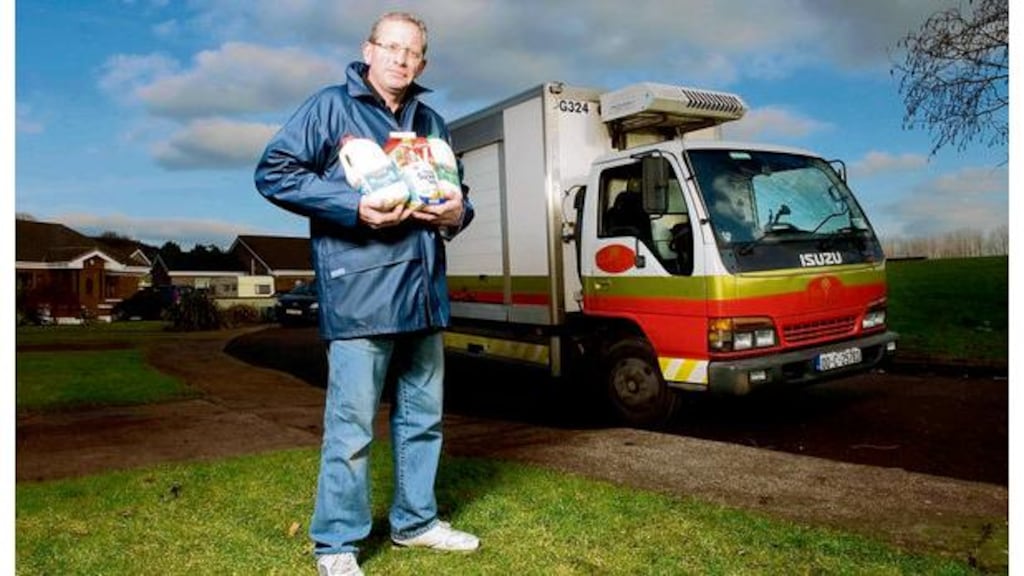 "You get to know people on the doorstep." Cork milkman Tony O'Mahony with his delivery truck.
