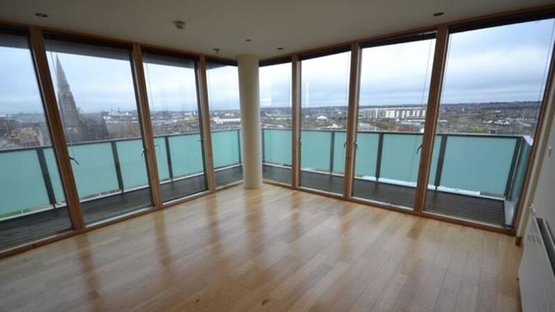 Dublin Docklands: JLL has an unfurnished two-bed, two-bathroom apartment at Hill of Down for €2,250 a month